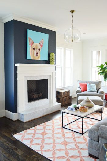 Best ideas about Accent Wall Ideas With Fireplace
. Save or Pin Blue accent walls Accent walls and Blue accents on Pinterest Now.