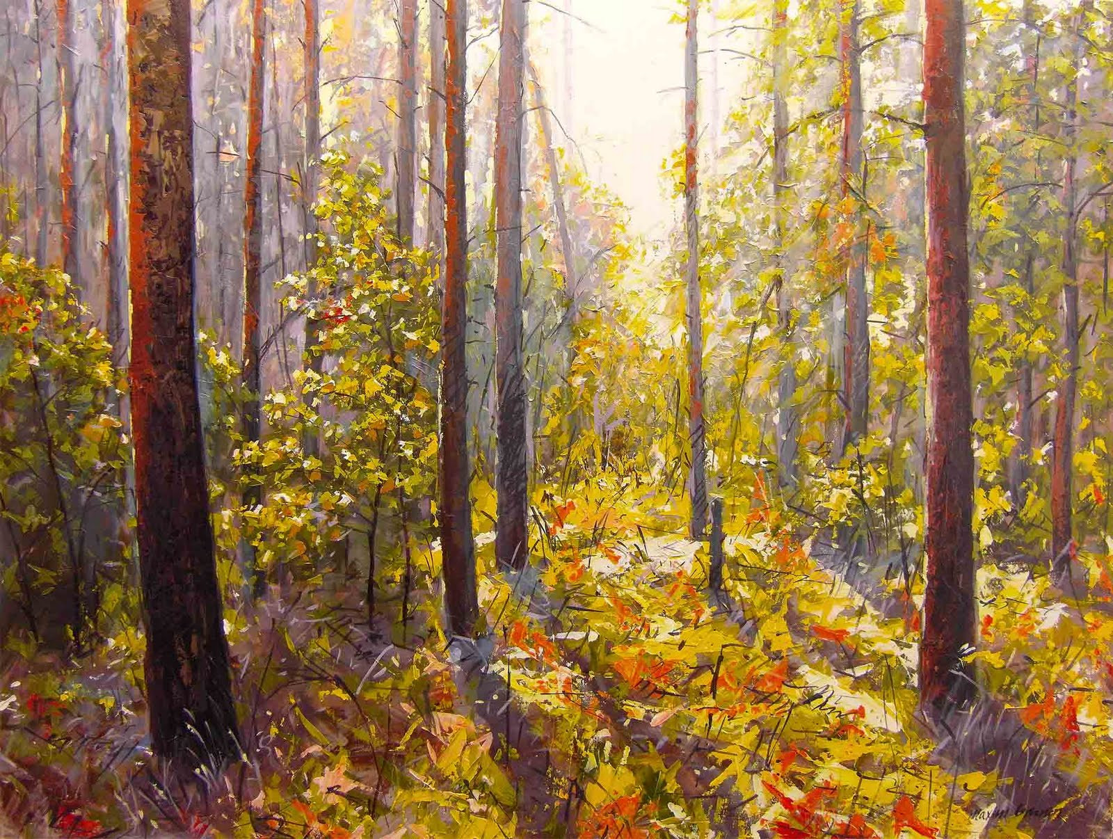 Best ideas about Acrylic Landscape Painting
. Save or Pin Maxim Grunin Drawing & Painting Landscape paintings 2010 Now.