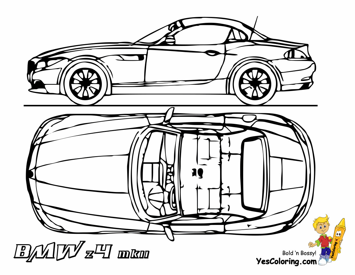 Addition Coloring Sheets For Boys Cars
 Ice Cool Car Coloring Pages Cars Dodge Free