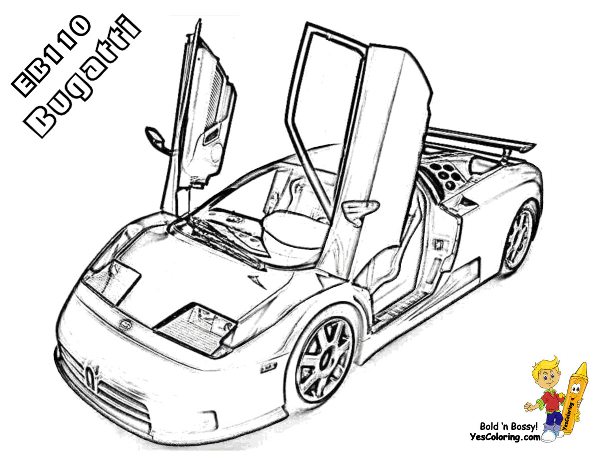 Addition Coloring Sheets For Boys Cars
 Bugatti Eb110 Engine Bugatti Free Engine Image For User