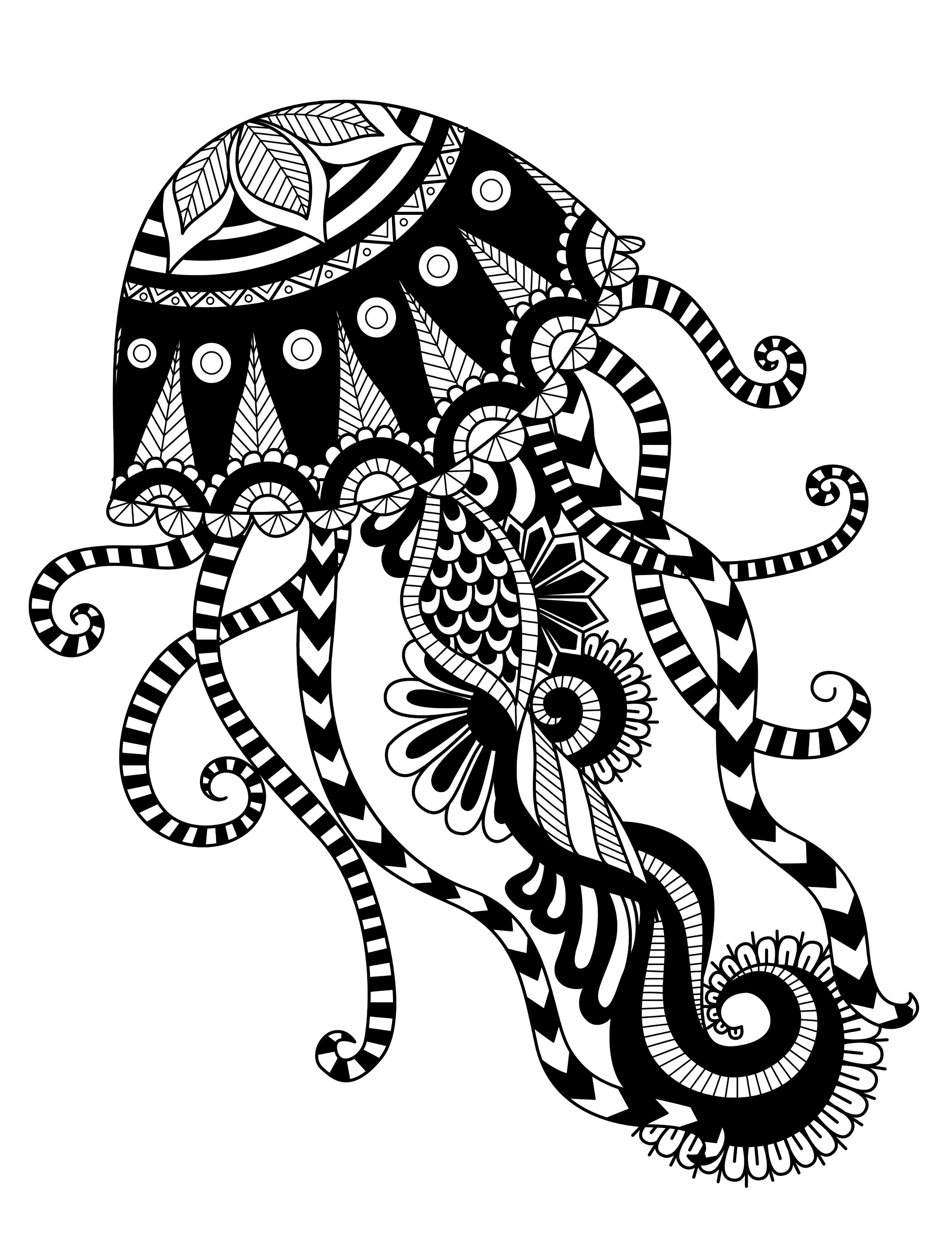 Adult Coloring Book Animals
 Printable Animals Coloring Sheets For Adults – Color Bros