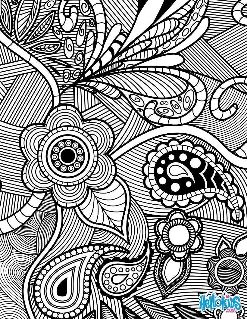 Adult Coloring Book Designs
 Flower Coloring Pages for Adults Bestofcoloring