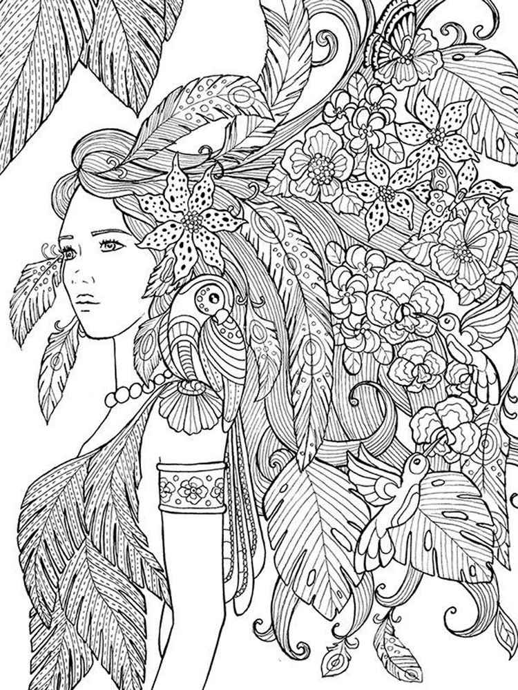 Adult Coloring Book Images
 Anti Stress coloring pages for adults Free Printable Anti