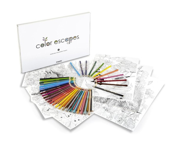 Adult Coloring Book Kit
 Crayola Color Escapes Adult Coloring Books Coloring Pages