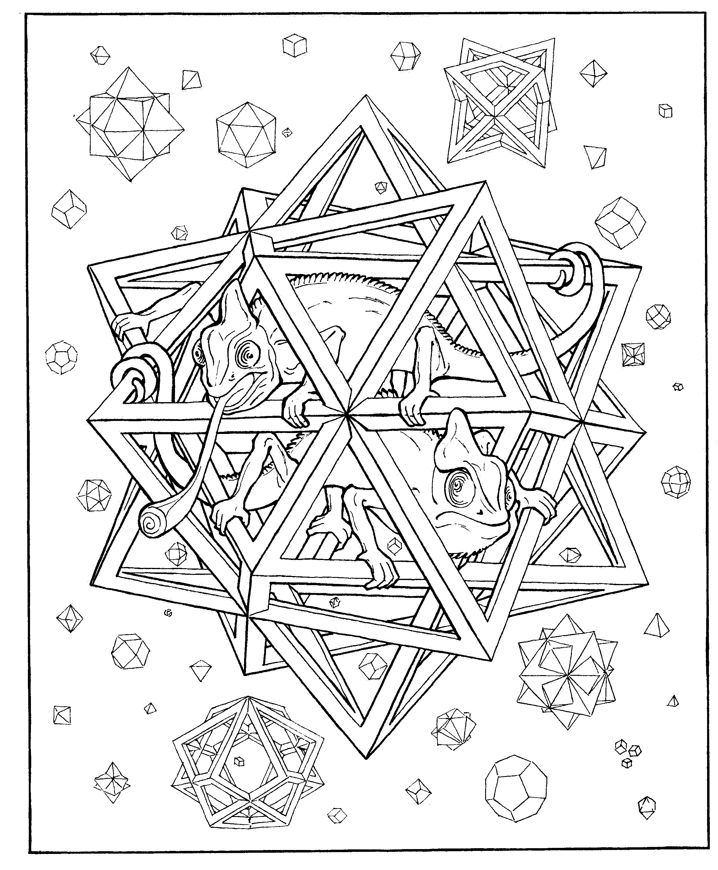 Adult Coloring Book Pages Geometric
 Geometric Coloring Pages For Adults Coloring Home