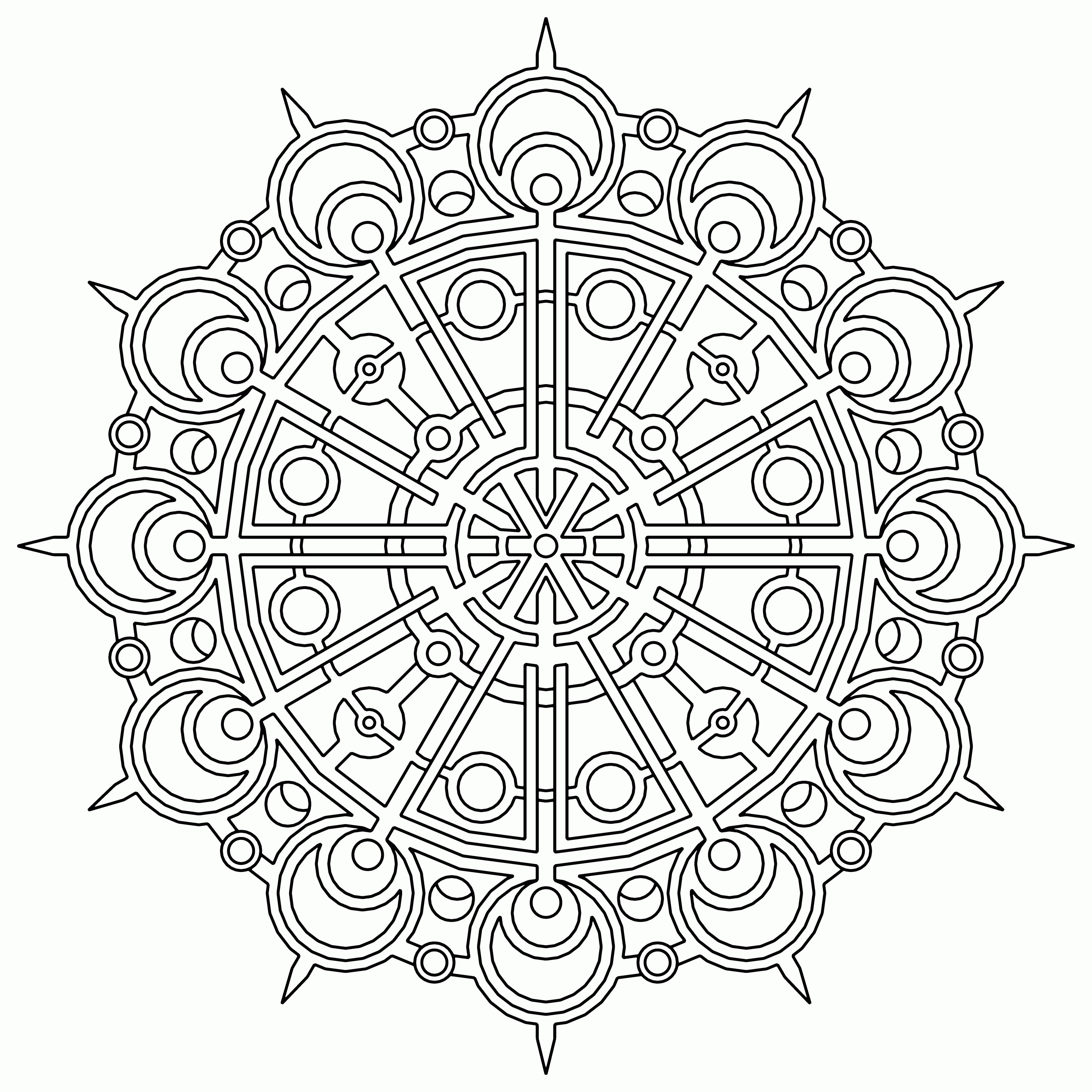 Adult Coloring Book Pages Geometric
 Free Printable Geometric Coloring Pages For Adults