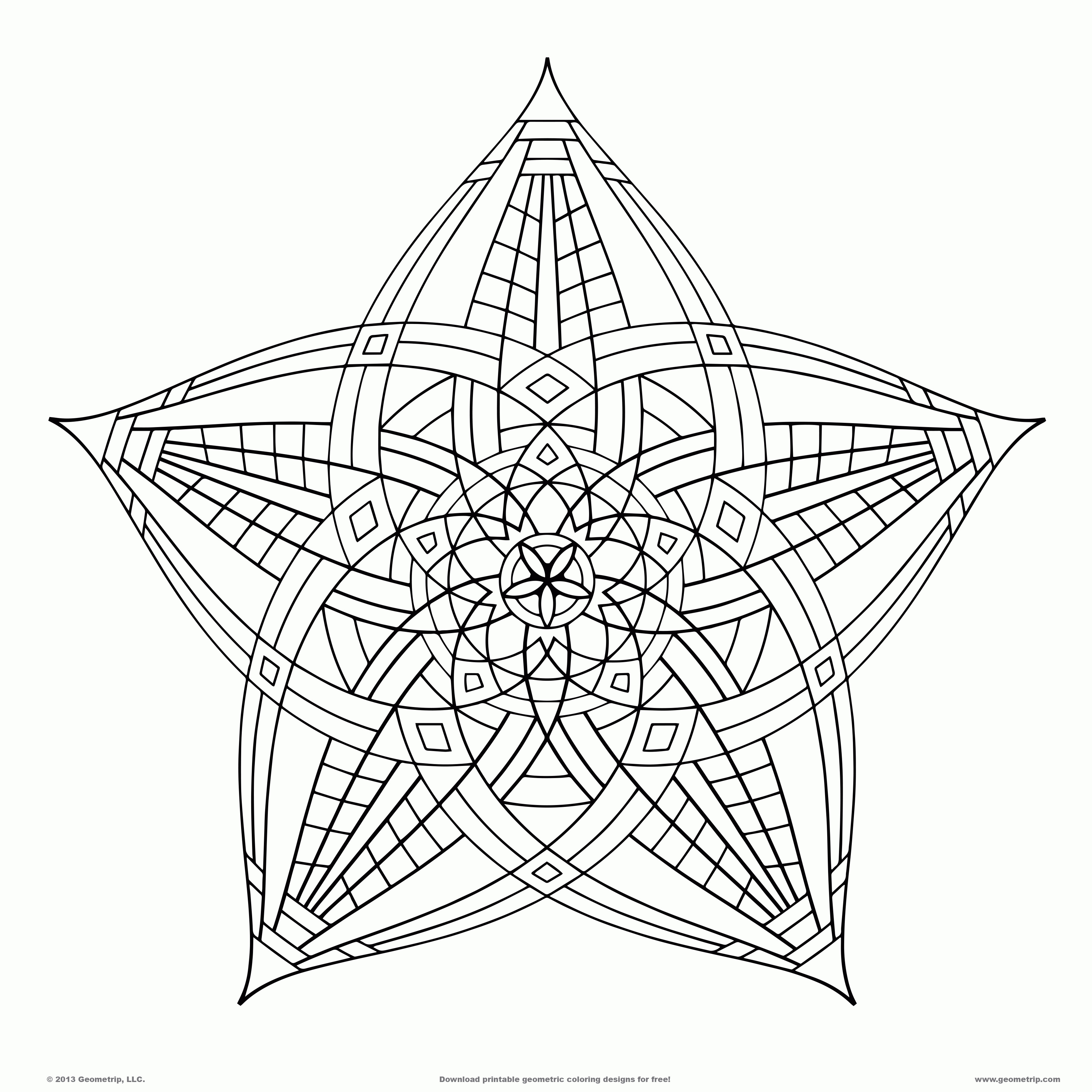 Adult Coloring Book Pages Geometric
 Geometric Coloring Pages For Adults Coloring Home