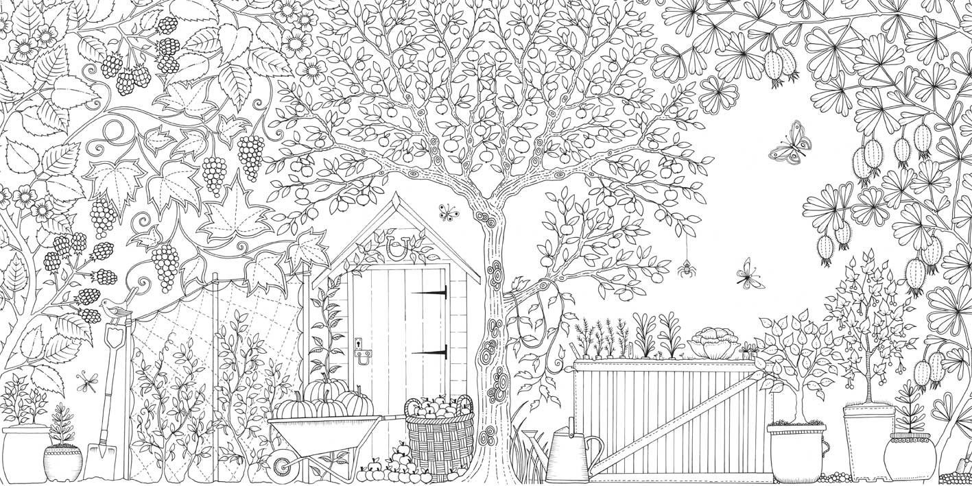 Adult Coloring Book Pages Secret Garden
 Colouring for Adults General Chat Book Club Forum