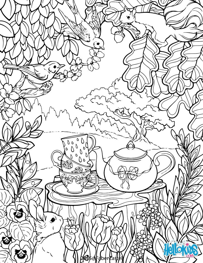 Adult Coloring Book Pages Secret Garden
 Mandala secret garden coloring pages Hellokids