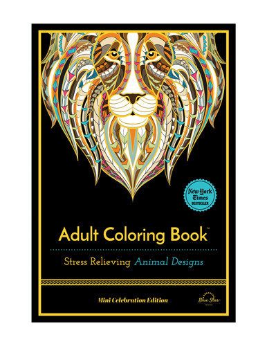 Adult Coloring Book Stress Relieving Animal Designs
 Adult Coloring Book Stress Relieving Animal Designs Mini