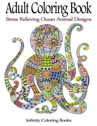 Adult Coloring Book Stress Relieving Animal Designs
 Adults Coloring Book Mandala Stress Relief Patterns
