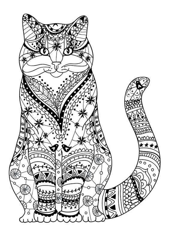 Adult Coloring Books Cats
 Best 25 Cat colors ideas on Pinterest