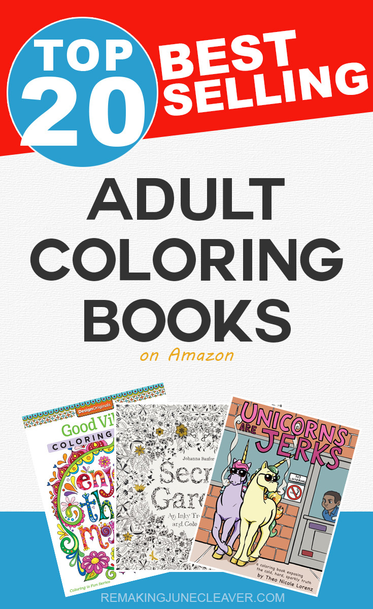 Adult Coloring Books On Amazon
 Top 20 Best Selling Adult Coloring Books on Amazon