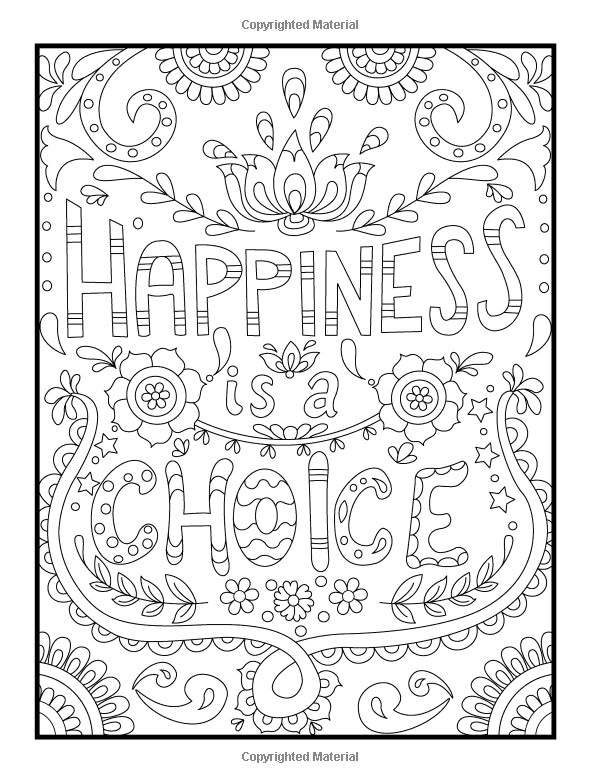 Adult Coloring Books Quotes
 Amazon Inspirational Quotes An Adult Coloring Book