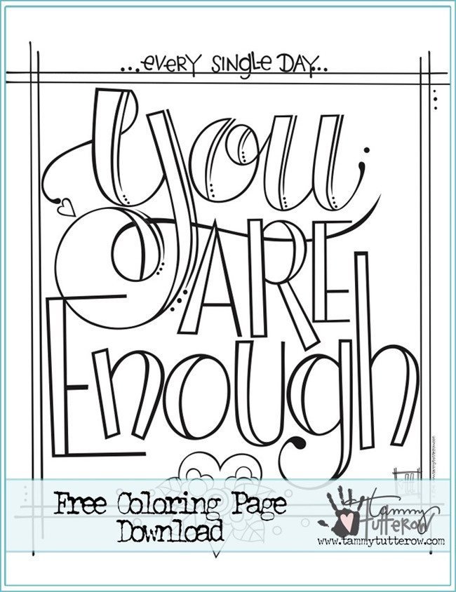 Adult Coloring Books Quotes
 12 Inspiring Quote Coloring Pages for Adults–Free Printables