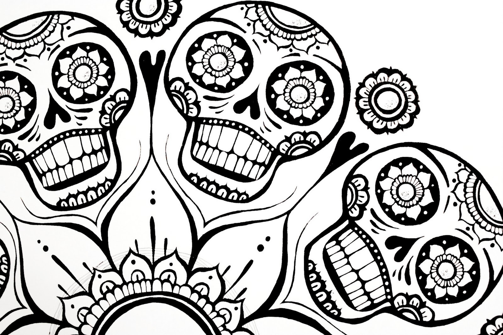 Adult Coloring Pages Abstract Skull
 ispywithmycraftyeyes 01 12