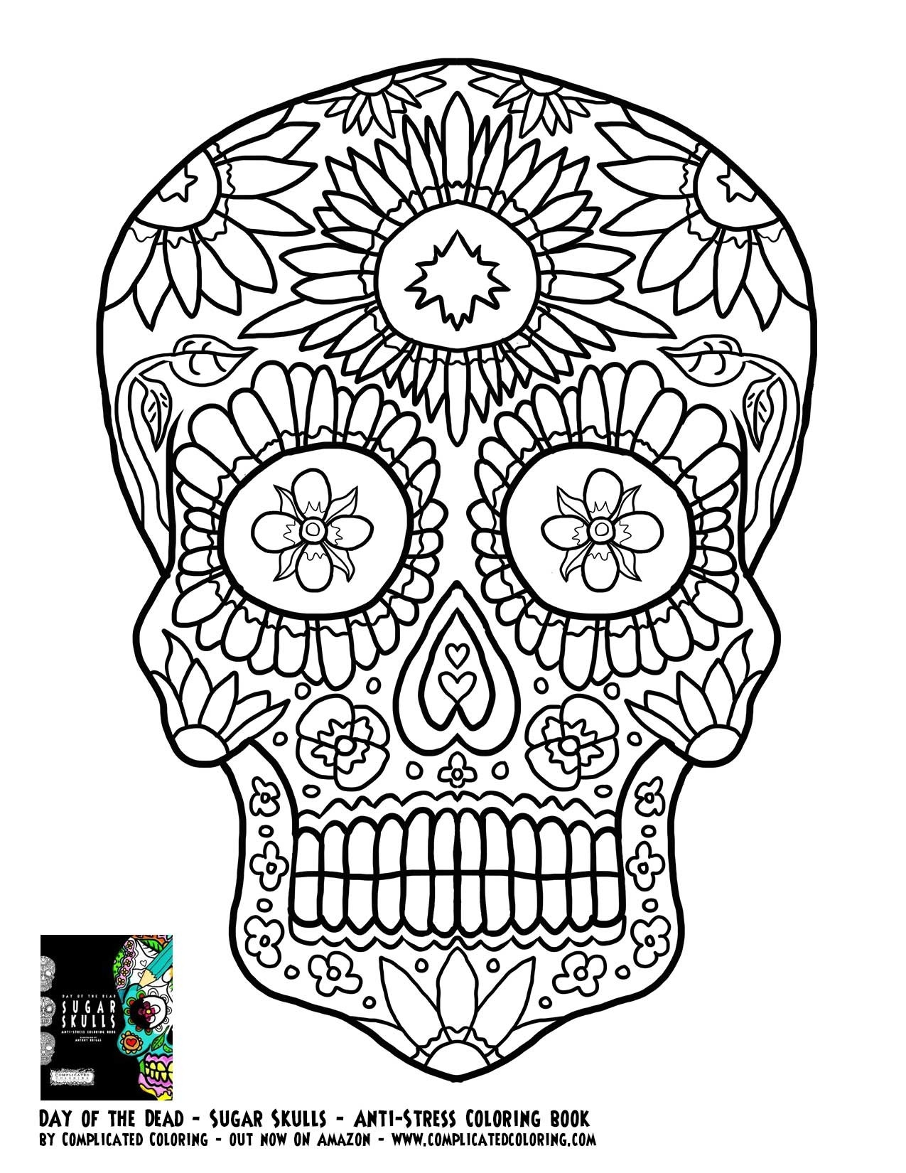 Adult Coloring Pages Abstract Skull
 Adult Coloring Pages Abstract Skull Day the Dead