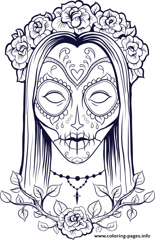 Adult Coloring Pages Abstract Skull
 18luxury Sugar Skull Coloring Pages For Adults Clip arts