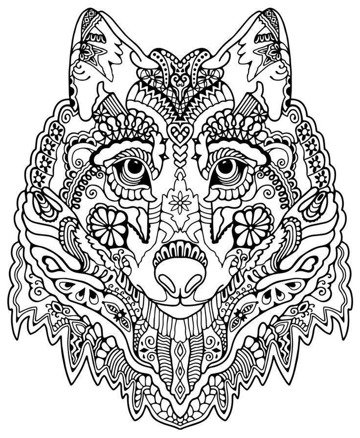Adult Coloring Pages Animal Patterns
 Pattern animal coloring pages and print for free