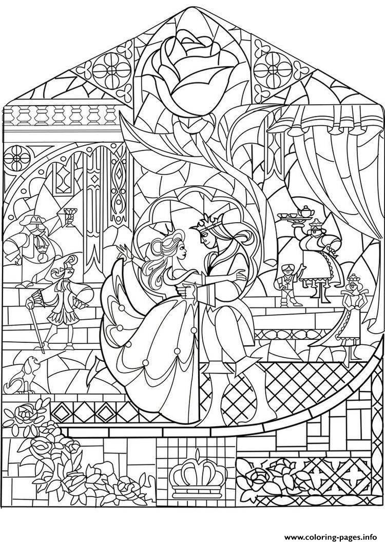 Adult Coloring Pages Disney
 Adult Prince Princess Art Nouveau Style Coloring Pages