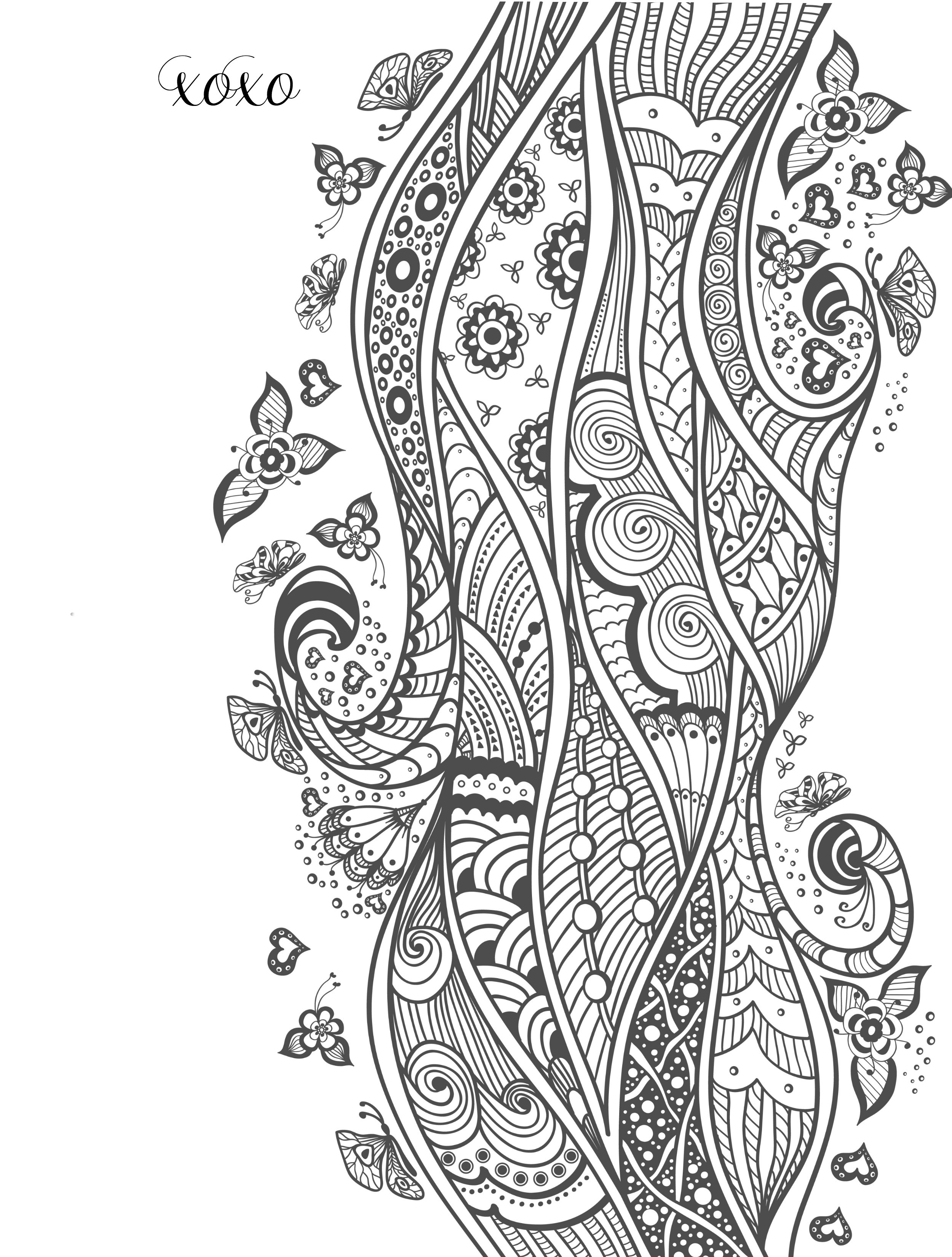 Adult Coloring Pages Pdf
 20 Free Printable Valentines Adult Coloring Pages Nerdy