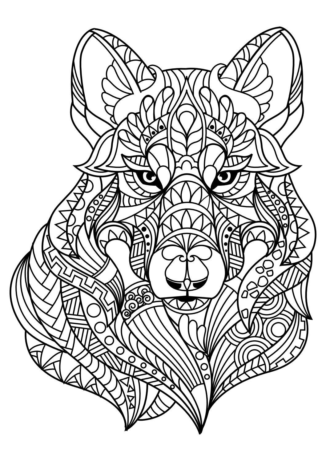 Adult Coloring Pages Pdf
 Animal coloring pages pdf