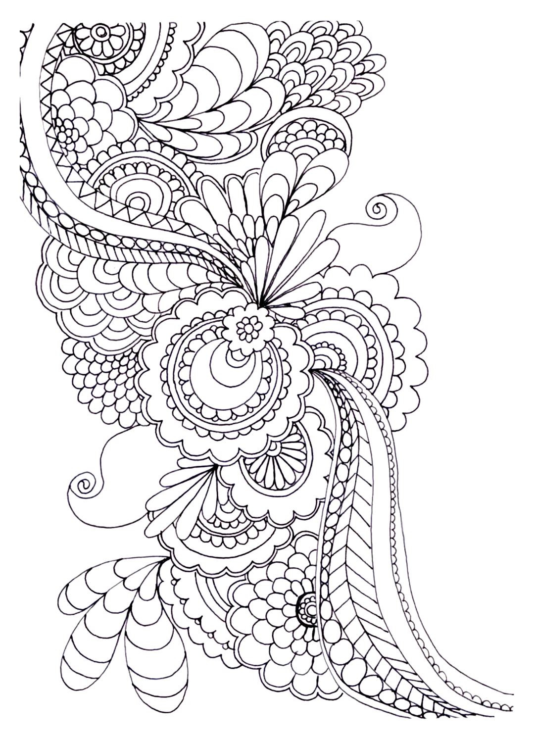 Adult Coloring Sheet
 20 Free Adult Colouring Pages The Organised Housewife