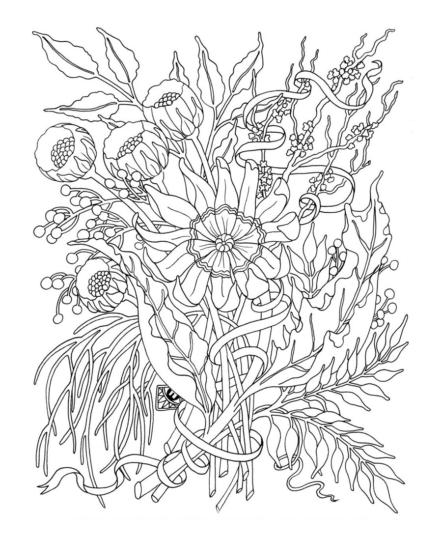 Adult Coloring Sheets Free
 31 Best and Free Flower Coloring Pages for Adults