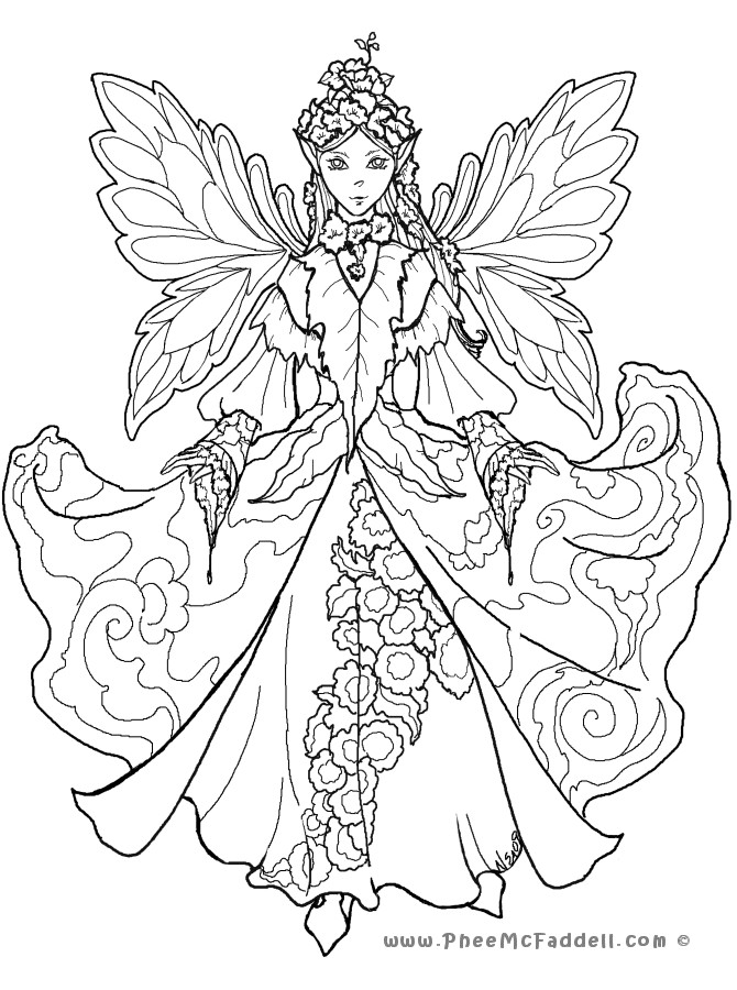 Adult Fairy Coloring Pages
 Free Coloring Pages Fairy House 7553 Bestofcoloring