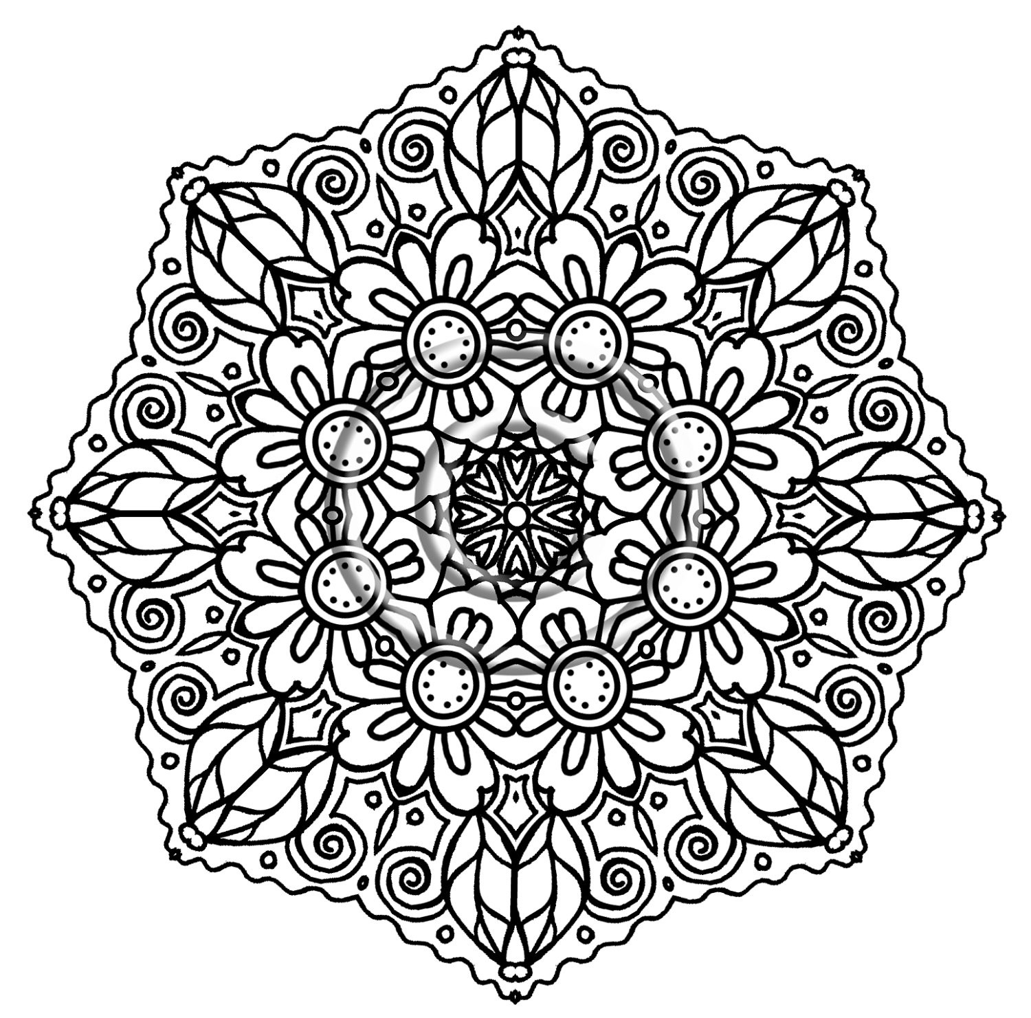 Adult Mandala Coloring Pages
 Adult Mandala Coloring Pages Bestofcoloring