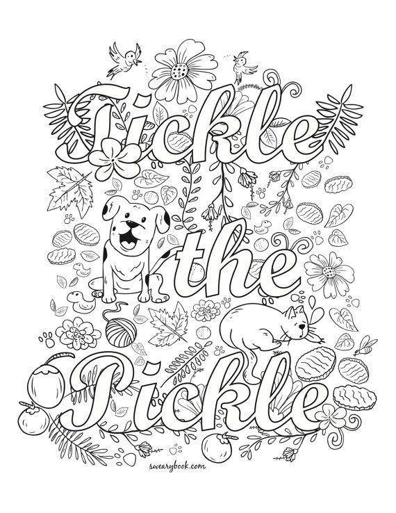 920 Free Printable Coloring Pages For Adults Swear Words Pictures