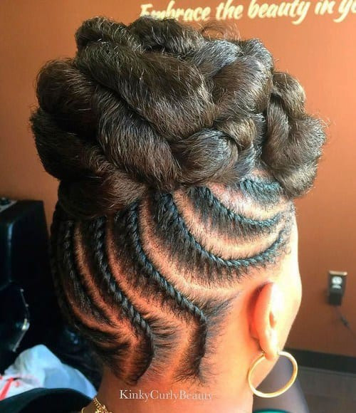 African American Flat Twist Updo Hairstyles
 African American Flat Twist Updo Hairstyles
