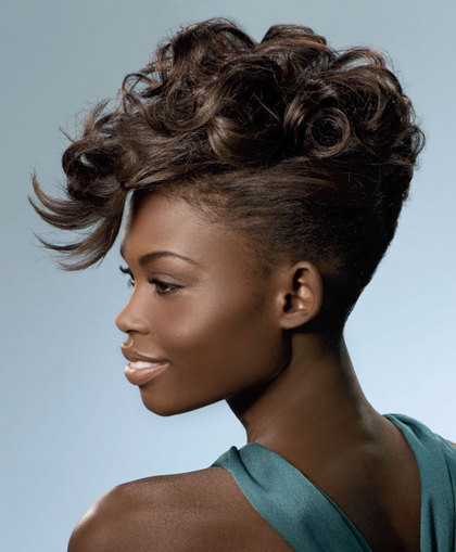 African Updo Hairstyles
 All Fashion Show Trendy American Hairstyle Updos African