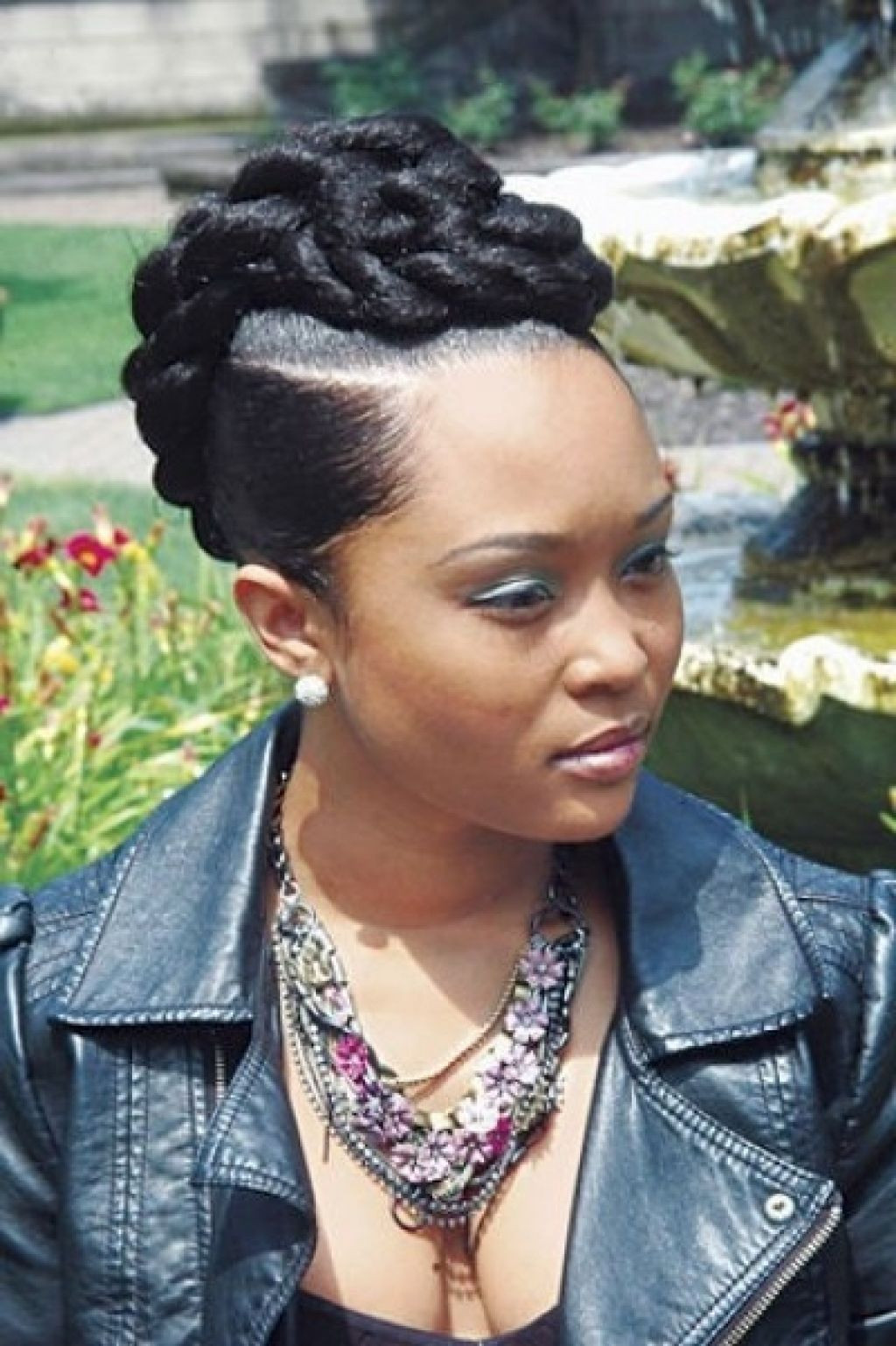African Updo Hairstyles
 Braid Updo Hairstyles Black Women