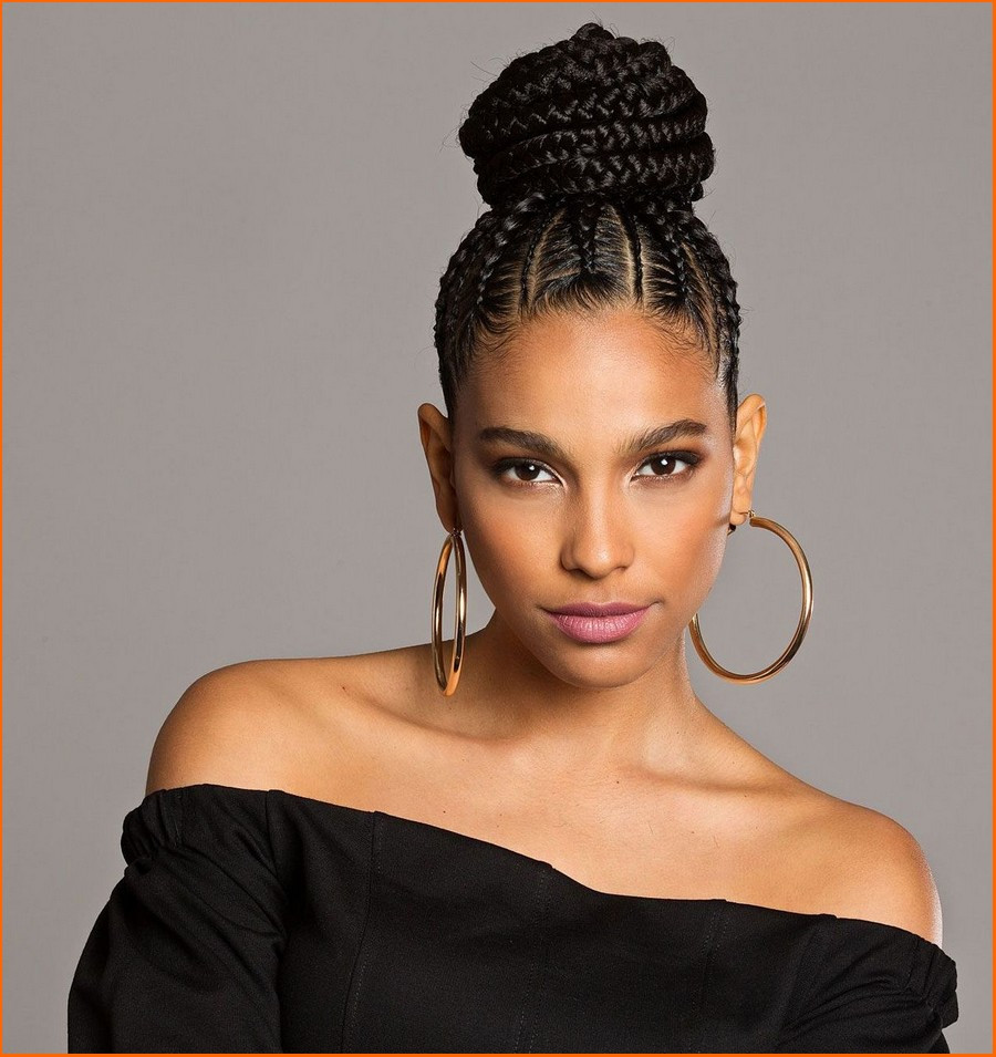 African Updo Hairstyles
 Braided Updo Hairstyle For African American Women 2018