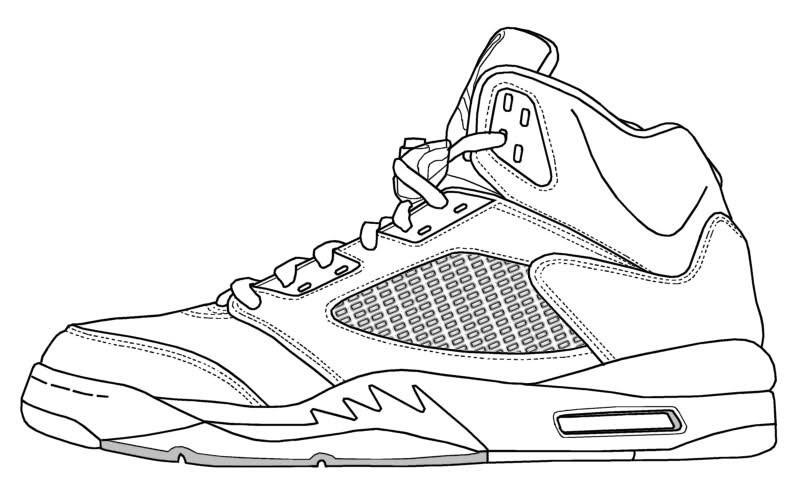 Air Jordan Coloring Pages
 Go nuts with these Jumpman Pros
