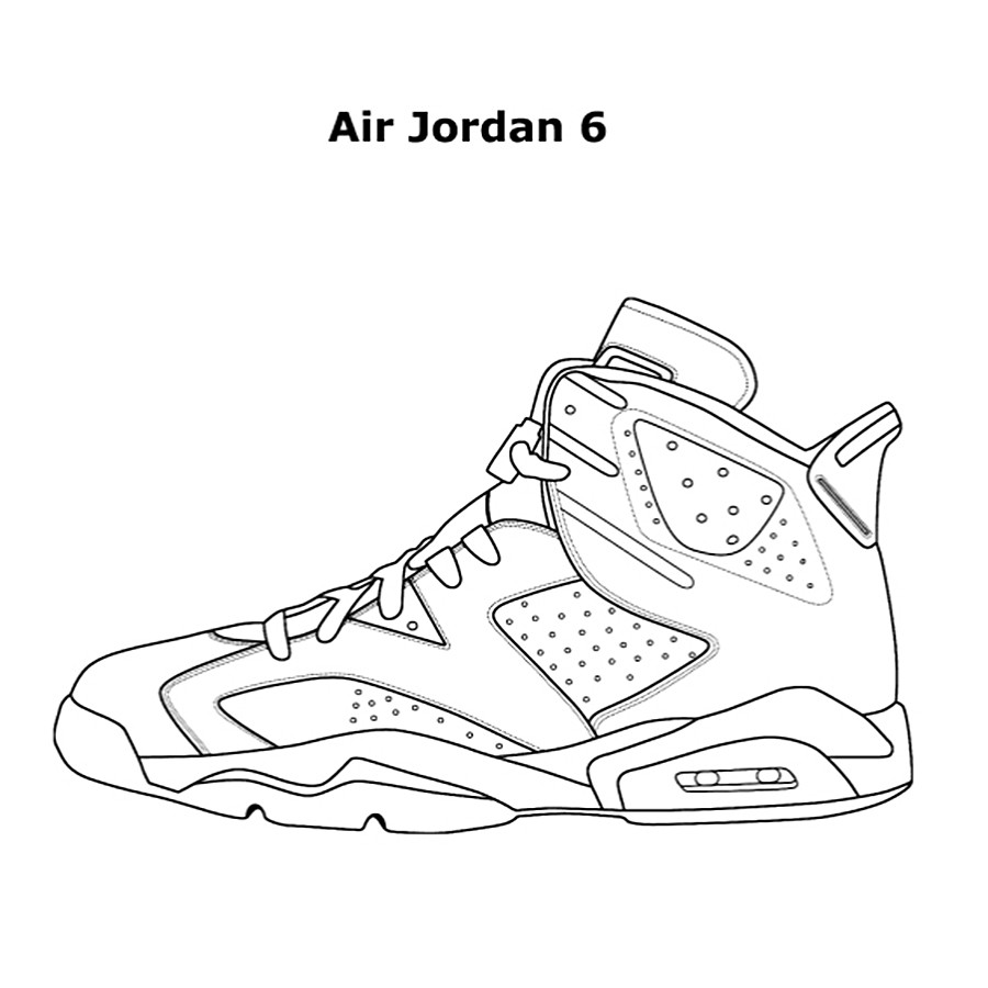 Air Jordan Coloring Pages
 Air Jordan Logo Free Coloring Pages