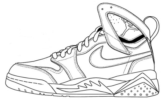 Air Jordan Coloring Pages
 Nike Shoes Coloring and Sketch Drawing Pages Coloring Pages