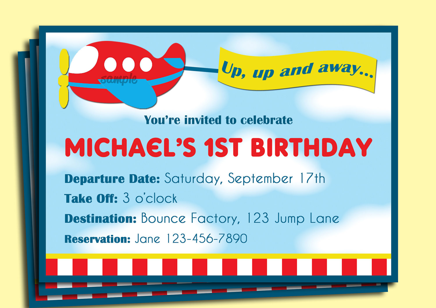 Best ideas about Airplane Birthday Invitations
. Save or Pin Airplane Birthday Invitation Printable or Printed with FREE Now.