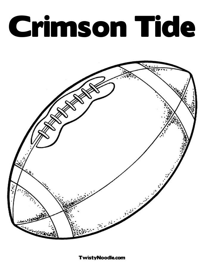 Alabama Football Coloring Pages
 Alabama Football Free Coloring Pages