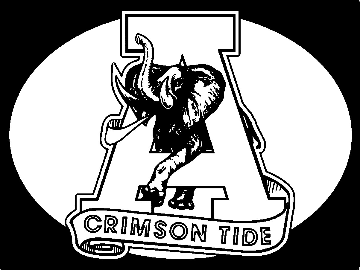 Alabama Football Coloring Pages
 University Alabama Free Coloring Pages