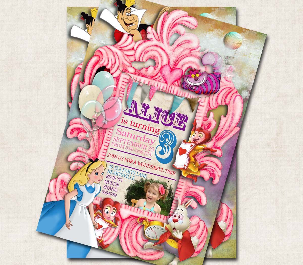 Best ideas about Alice In Wonderland Birthday Invitations
. Save or Pin Alice in Wonderland Birthday Party by missbellaexpressions Now.