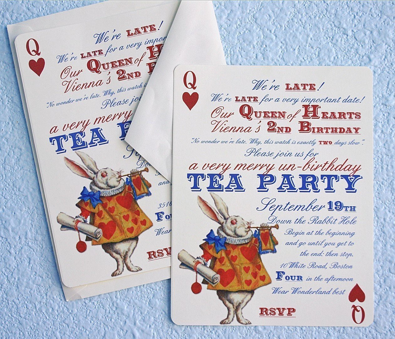 Best ideas about Alice In Wonderland Birthday Invitations
. Save or Pin Alice In Wonderland Un Birthday Tea Party Invitations Thank Now.