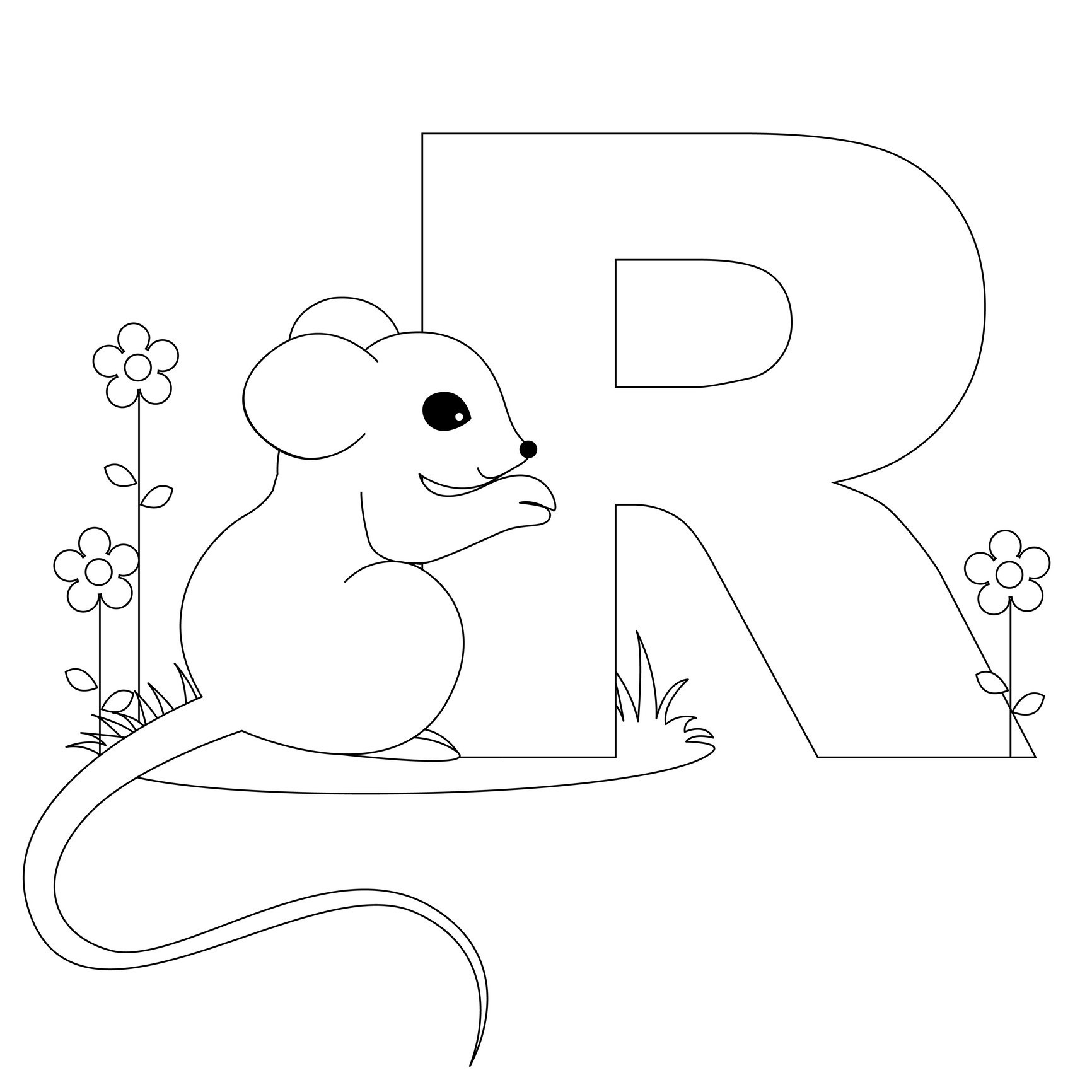 Alpahbet Coloring Pages
 Free Printable Alphabet Coloring Pages for Kids Best