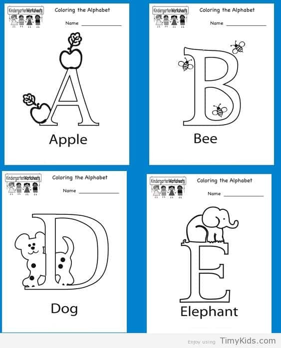 Alphabet Coloring Pages Pdf
 25 ABC alphabet coloring pages for kids