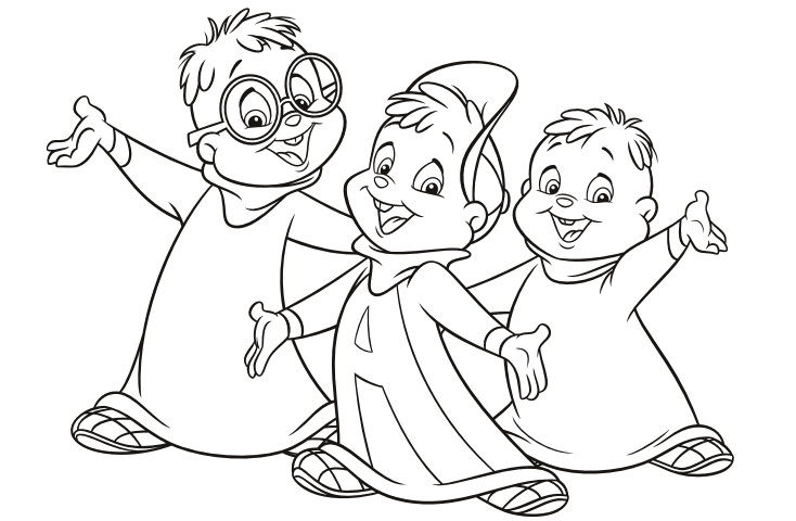 Best ideas about Alvin Ant The Chipmunks Coloring Pages For Boys
. Save or Pin Image The Classic Chipmunks pose colouring page Now.