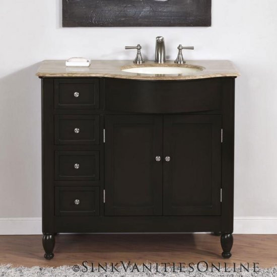 Best ideas about Amazon Bathroom Vanity
. Save or Pin 38" Kelston Bathroom Vanity f Center Right Sink 0902 Now.
