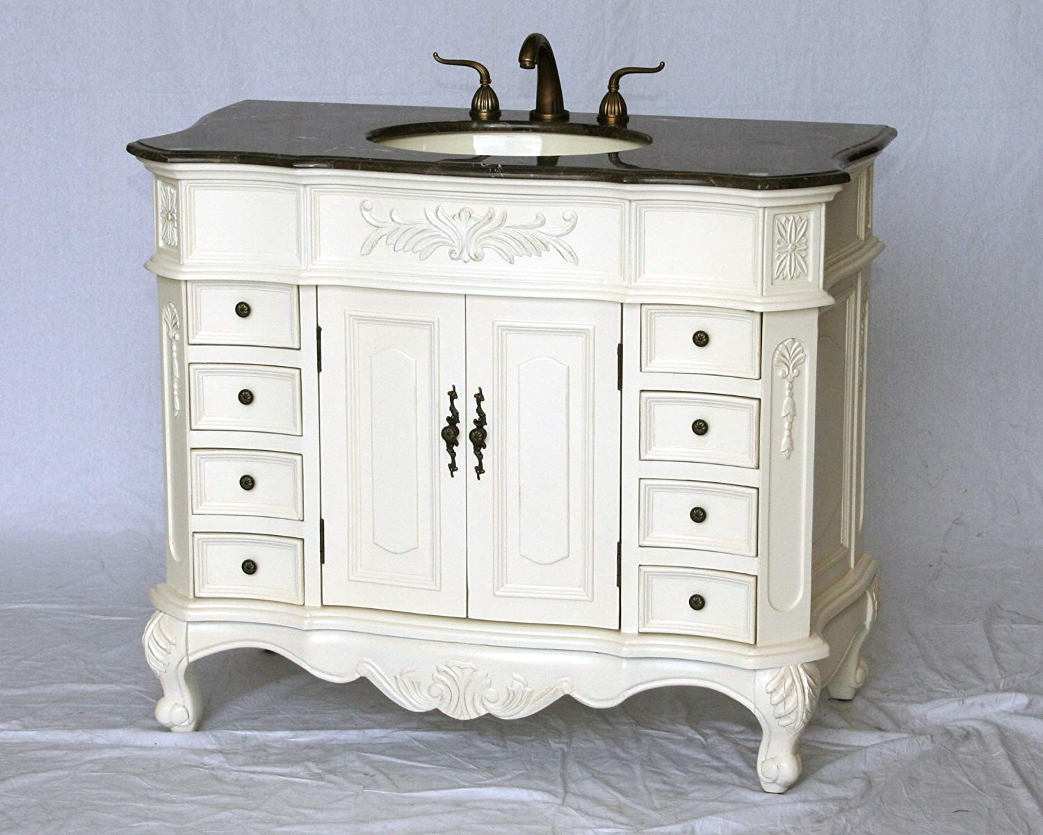 Best ideas about Amazon Bathroom Vanity
. Save or Pin 42 Inch Antique Style Single Sink Bathroom Vanity Model Now.