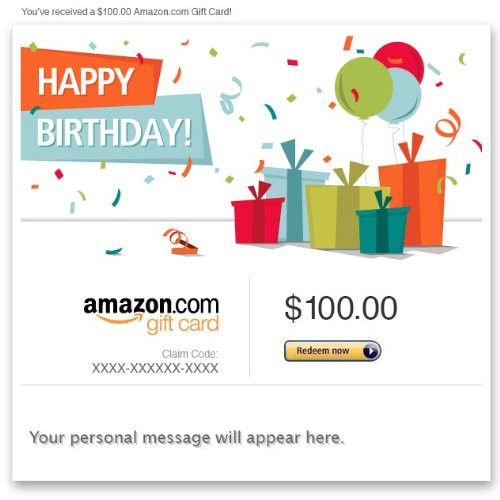 Best ideas about Amazon Birthday Gift Card
. Save or Pin Amazon Gift Card E mail Happy Birthday Presents Now.