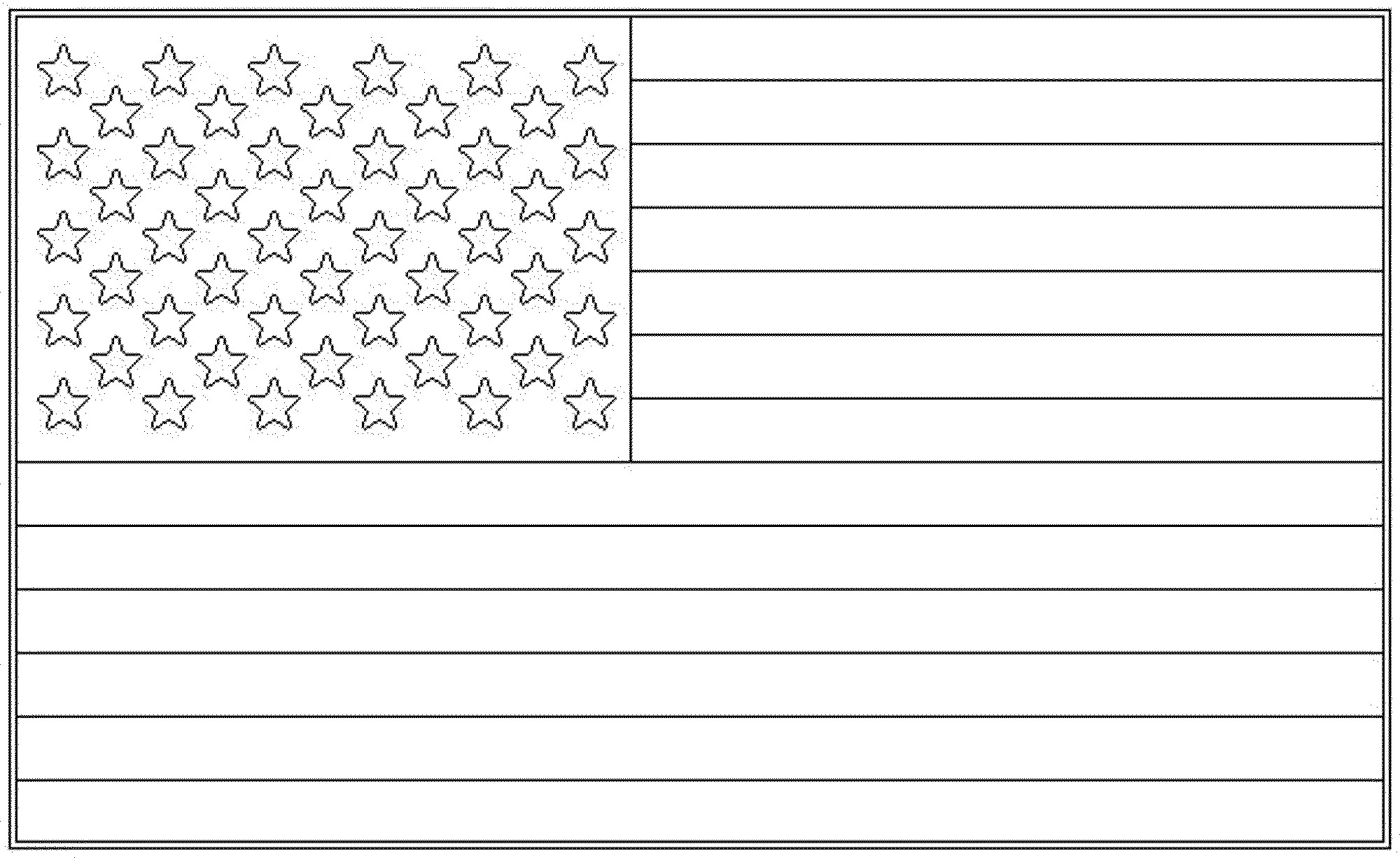 American Flag Coloring Pages
 Full Page American Flag Printable Printable 360 Degree